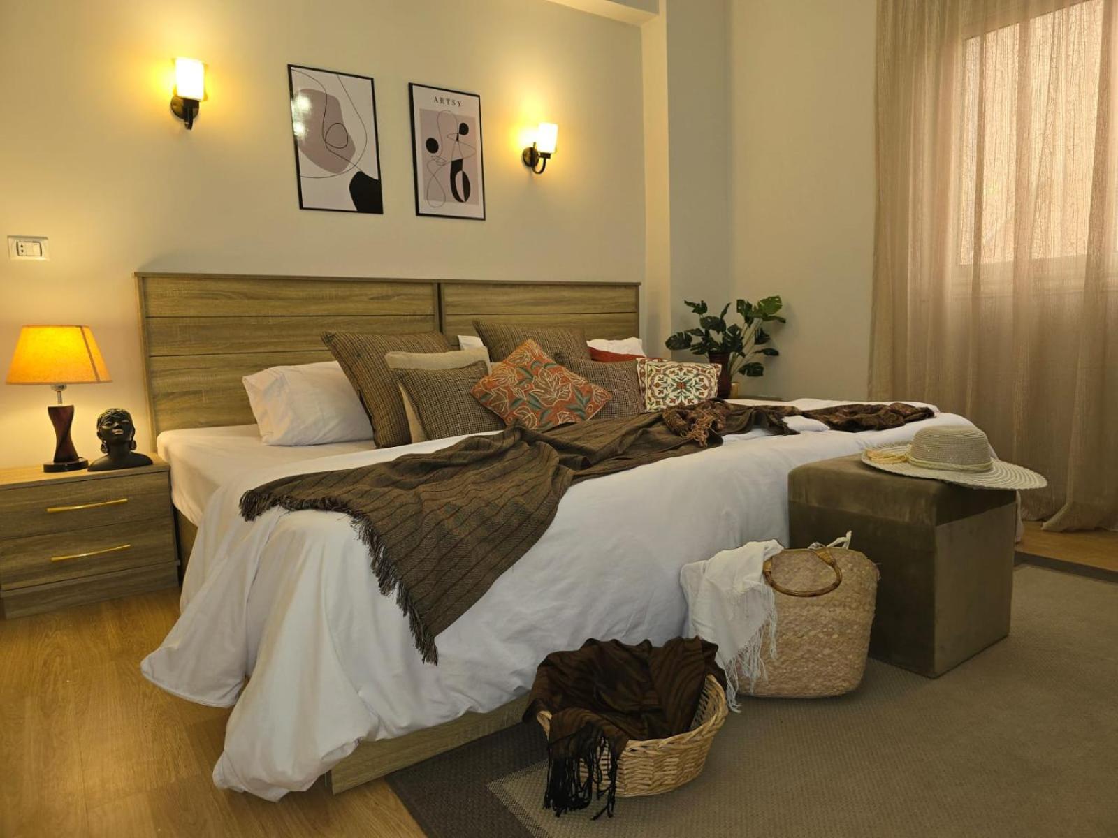 Apartamento Garden View Royal 284, 10 Min To Airport 1 Min To Water Way, New - El Banafseg Cairo